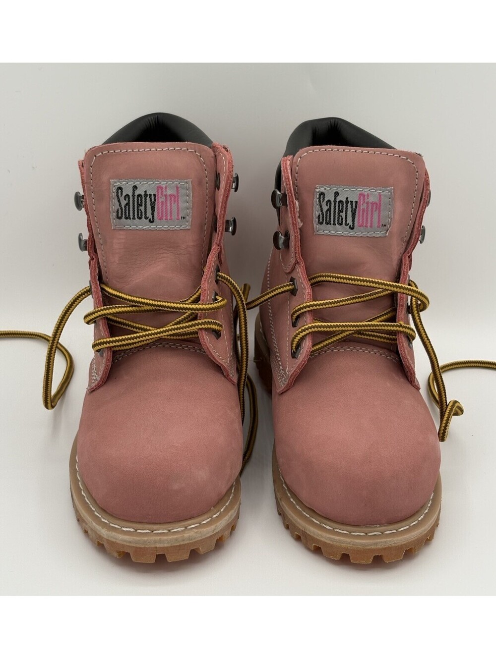Safety Girl Pink Steel Toe Boot, Size 5.5 Medium